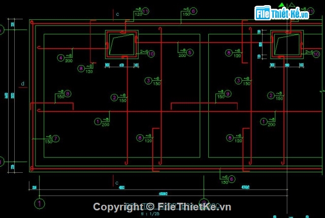 Bản vẽ,Bản vẽ autocad,bể nước trường học,bản vẽ bể nước